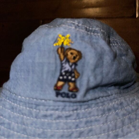 RALPH LAUREN kids Hat - Polo Bear - size 12-24 month - Picture 3 of 6